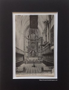 Coro y Altar Mayor de Las Huelgas (Burgos). Ed. Esp. , de la Catedral. Foto. Laurent .