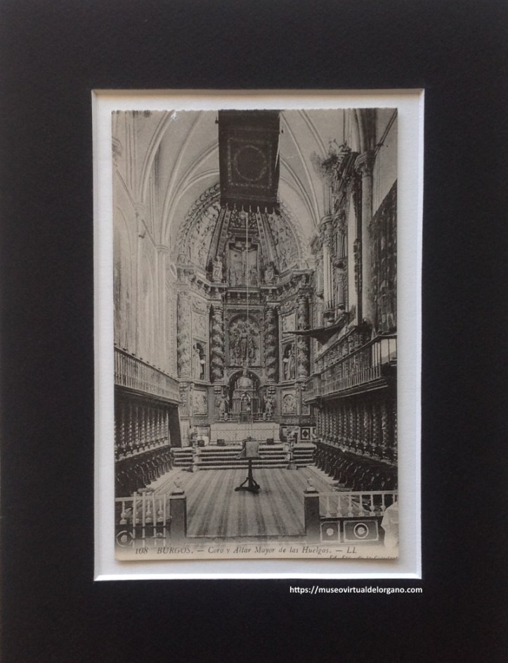 Coro y Altar Mayor de Las Huelgas (Burgos). Ed. Esp. , de la Catedral. Foto. Laurent .