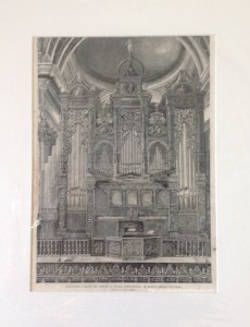 Órgano Catedral del Pilar de Zaragoza. La Ilustración Española y Americana.1880