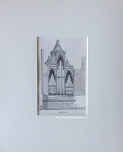 Órgano Alcalá de Henares. The organ cases and Organs of the middle ages and renaissance. London, 1883