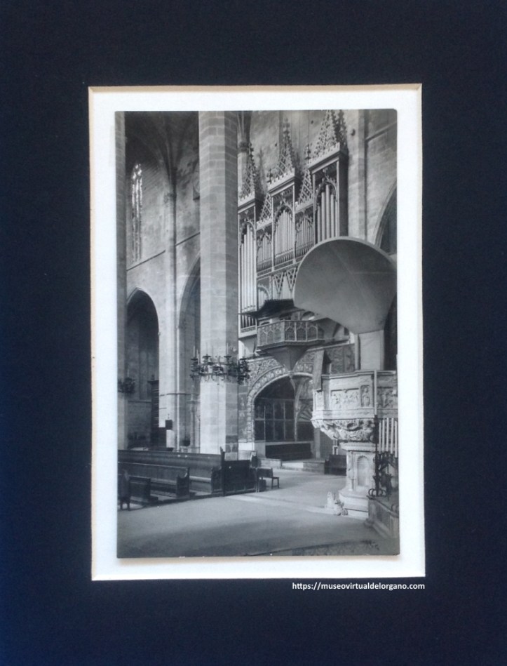 Órgano de la Catedral de Palma de Mallorca. Foto Truyol, ca. 1940