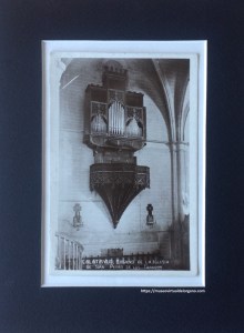 Órgano de la Iglesia de San Pedro de los Francos, Calatayud, c.a. 1950