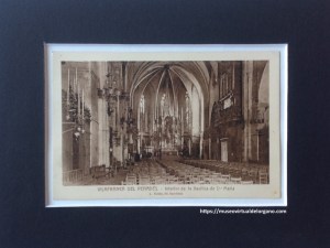 Órgano barroco de la Basílica de Santa María de Vilafranca del Penedès .Fotografo L. Roisin, Barcelona, c.a. 1930