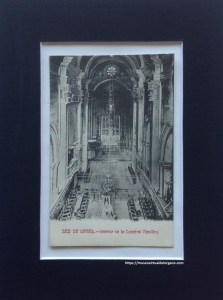 Órgano de la Catedral de la Seo de Urgel. Fotógrafo José Claverol, c.a.1900
