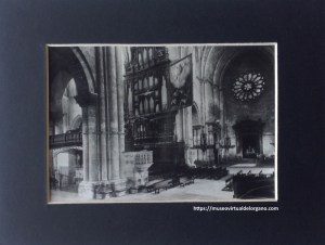 Órgano de la Catedral de Tarragona. Foto Raymond,c.a. 1950