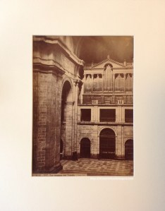 Órganos del Monasterio del Escorial. Albúmina. Foto J. Laurent, Madrid, finales s.XIX