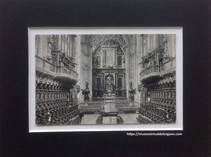 Órganos de la Catedral de Córdoba. Fotografía R. Garzón, Granada. Alhambra, ca. 1920