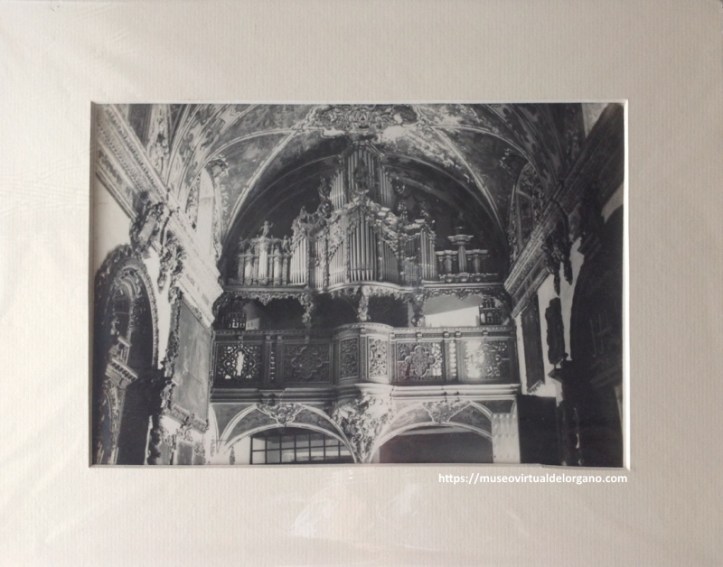 Órgano de la Capilla de San José. Sevilla, ca. 1920