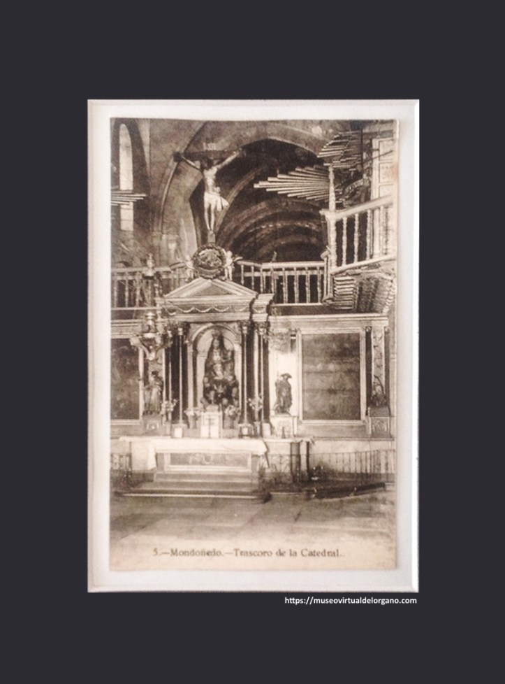 Órganos de la Catedral de Mondoñedo Fotógrafo A. Teigeiro, ca. 1920