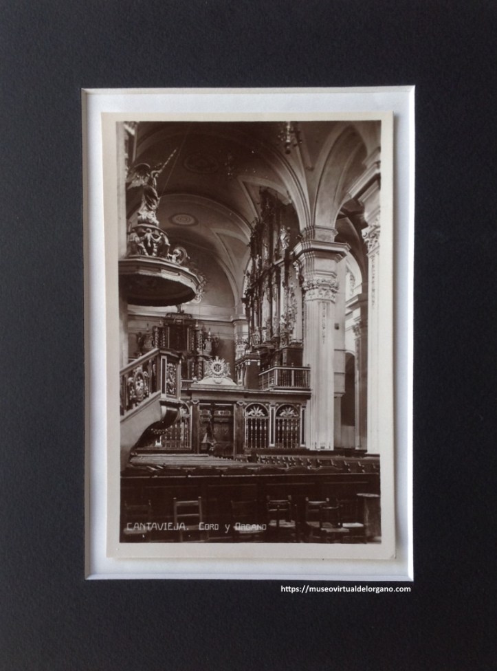 Órgano de la Iglesia de Cantavieja. Teruel, ca. 1920