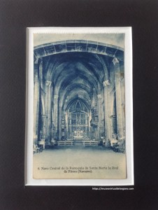 Órgano del Monasterio de Santa María la Real de Fitero. Navarra. Edición Falces y Bozal., c.a. 1920