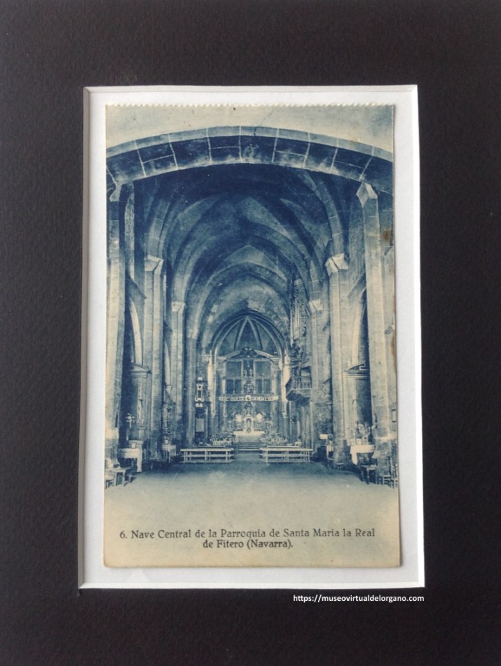 Órgano del Monasterio de Santa María la Real de Fitero. Navarra. Edición Falces y Bozal, ca. 1920