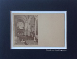Órgano barroco Basílica de San Isidoro. León. Colección G. Gracia. Ed. Thomas, Barcelona, ca. 1900