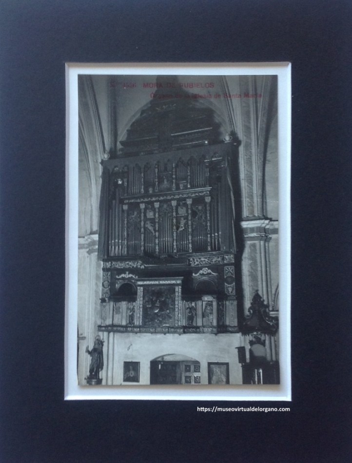 Órgano Iglesia de Santa María, Mora de Rubielos. Teruel, ca. 1920