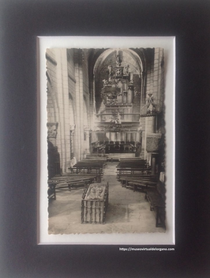 Órgano de la Colegiata de Santa Juliana, Santillana del Mar. Cantabria. Ed. Dominguez, ca. 1950