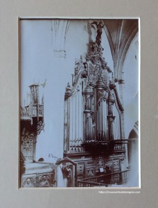 Órgano de Santa María la Real de Nájera. Albumina, c.a.1900