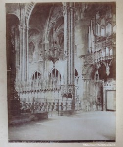 Órgano de la Catedral de Barcelona. Albumina, 1888