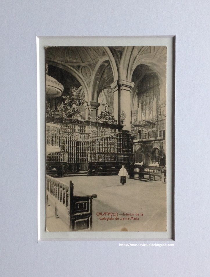 Órgano de la Colegiata de Santa María de Calatayud. Edición de “El Regional”, (1904 - 1933), ca. 1930