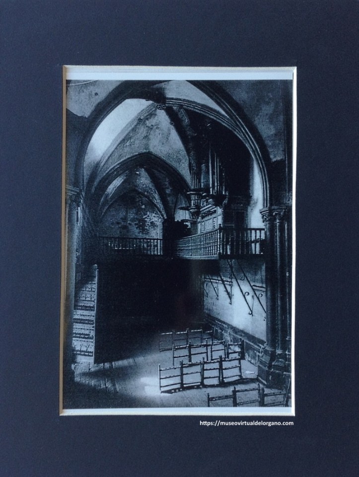 Órgano Lorenzo Arrazola de Santa María de Galdácano. Reproducción de fotografía digital