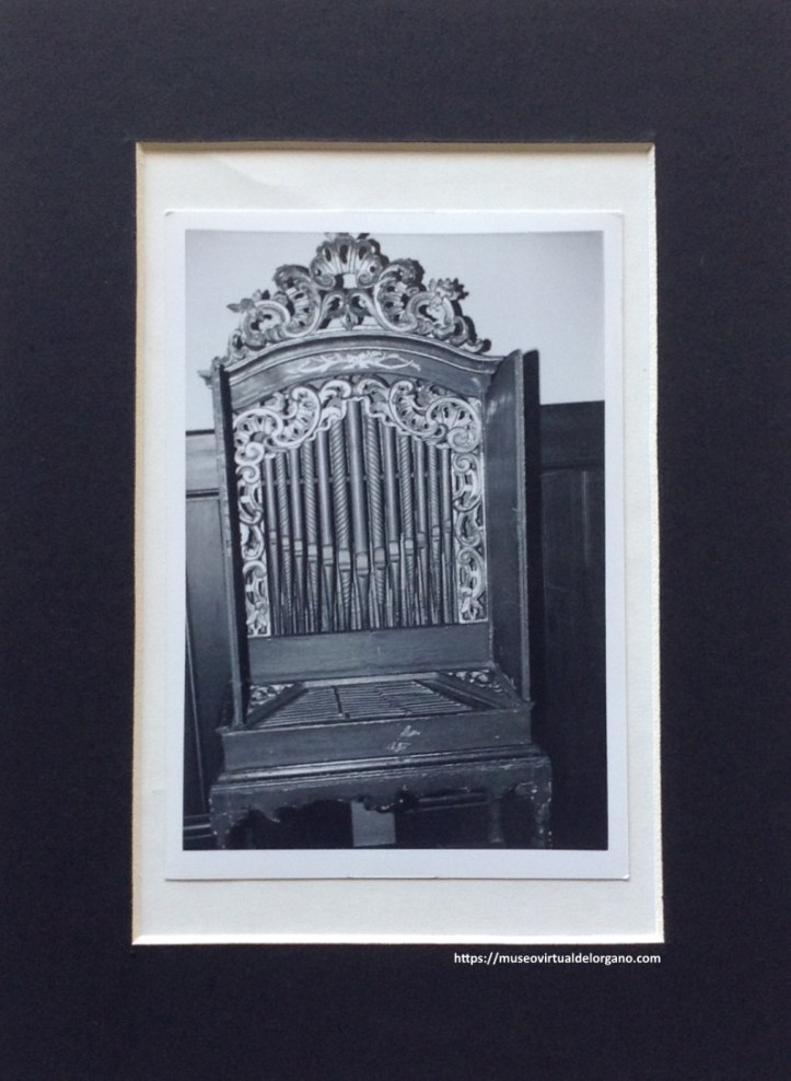 Órgano salterio Josep Pujol, Museu de la Música de Barcelona, ca. 1950