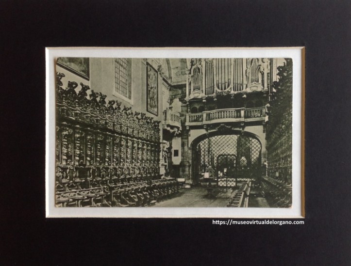 Órgano António Xavier Machado e Cerveira, Mosteiro de Lorvão, Portugal, ca. 1920