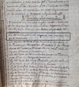 Oficio de entonador. Documento del Departamento de caja y gastos de la Villa de Torroella de Montgrí (Cataluña), 1735