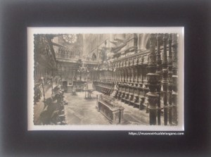 Órganos y coro de la Catedral de Burgos. Foto Prast, c.a. 1950