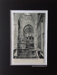 Órgano de la Epístola de la Catedral de Burgos. Fototipia Hauser y Menet, c.a 1920