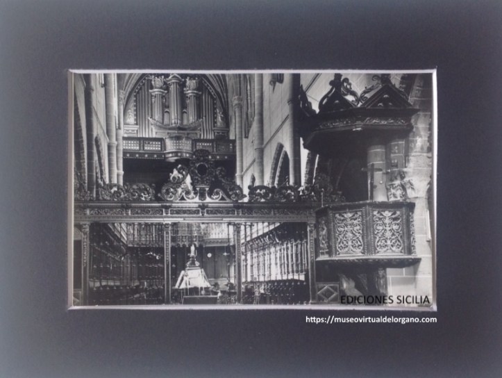 Órgano Catedral de Tarazona, Zaragoza. Ed. Sicilia, Zaragoza, ca. 1950