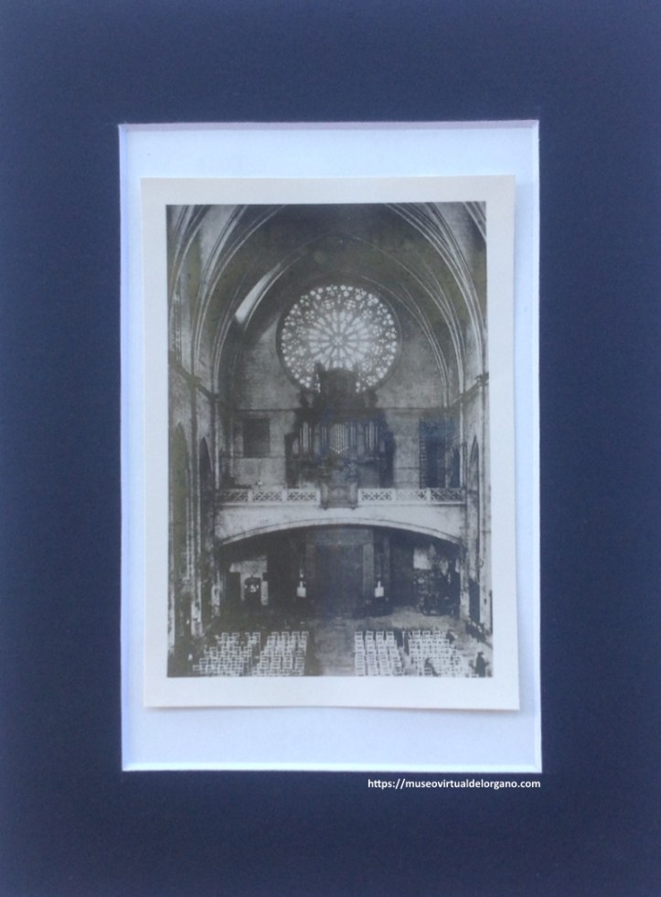 Órgano de Francisco Otter y Juan Kyburz, Basílica de Nuestra Señora de los Reyes (Pino), Barcelona, ca. 1930