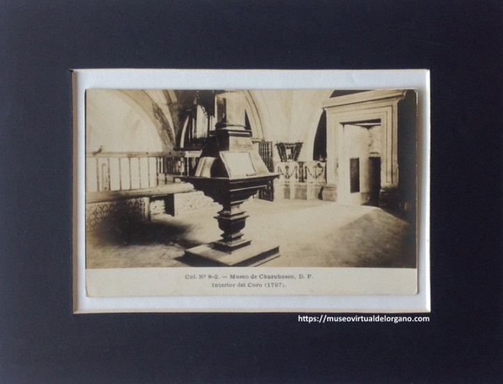 Órgano barroco Museo de Churubusco, México D.F. Secretaría de Educación Pública, ca. 1925