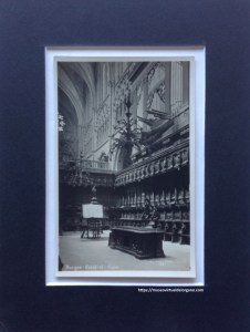Órgano del Evangelio. Catedral de Burgos. Foto G. H. Alsina, c.a. 1930