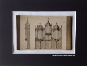 Proyecto de órgano monumental Juan Melcher, parroquia de la Purísima, Sabadell. ca. 1919