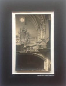 Órgano de Santa María de Durango, Vizcaya. Foto Germán. Durango, c.a 1925