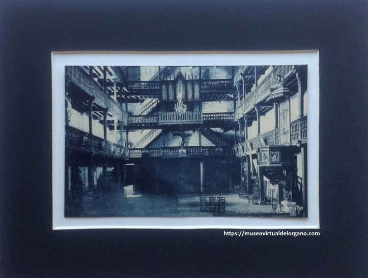 Órgano Joseph Merklin, Iglesia Saint Vincent de Urrugne.Ed. Artistiques Raymond Bergevin. La Rochelle, ca. 1930