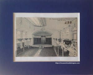 Órgano del Salón de Actos en la Exposición Nacional en Valencia, Fototipia Thomas, Barcelona, ca. 1910