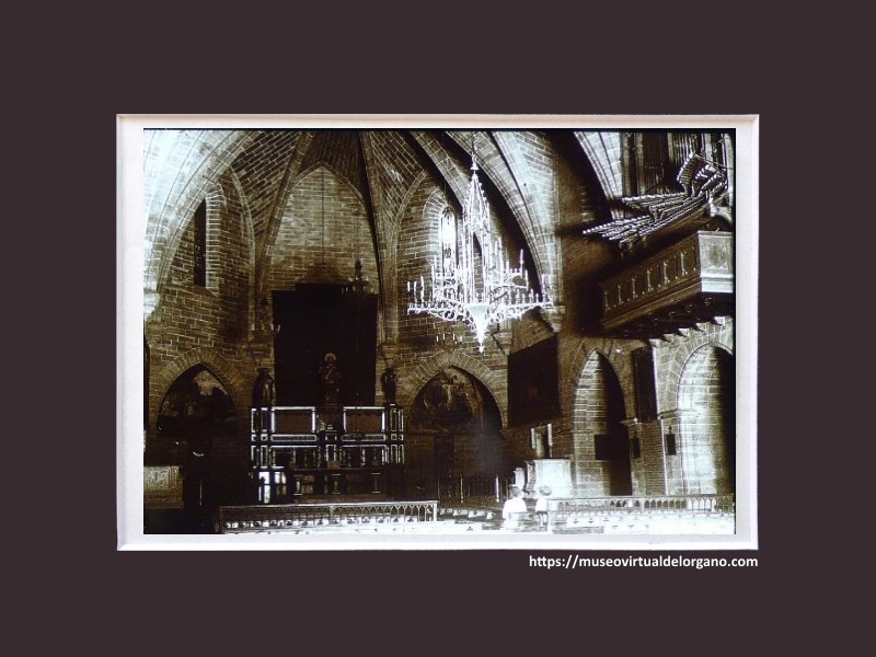 Órgano de San Jaime de Alcudia. Palma de Mallorca. Foto: Salvany - Nonell., ca. 1915