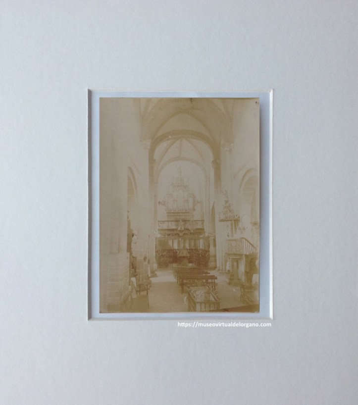 Órgano de la Colegiata de Santa Juliana, Santillana del Mar. Cantabria, ca. 1900
