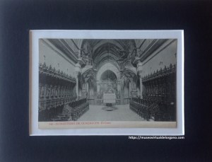 Órgano del coro del Monasterio de Guadalupe. Cáceres. Edición Almirall. Fototipia Thomas, Barcelona, ca. 1910