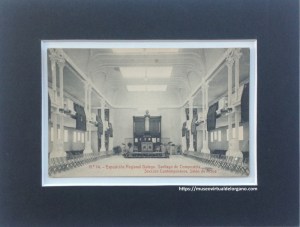 Órgano Lope Alberdi. Exposición Regional Gallega, Santiago de Compostela, 1909. Fototipia Thomas, Barcelona