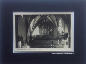 Órgano Puignau-Olaciregui, Parroquia - Santuario de Nuestra Señora de Iciar,. Deba. Guipúzcoa, ca. 1940