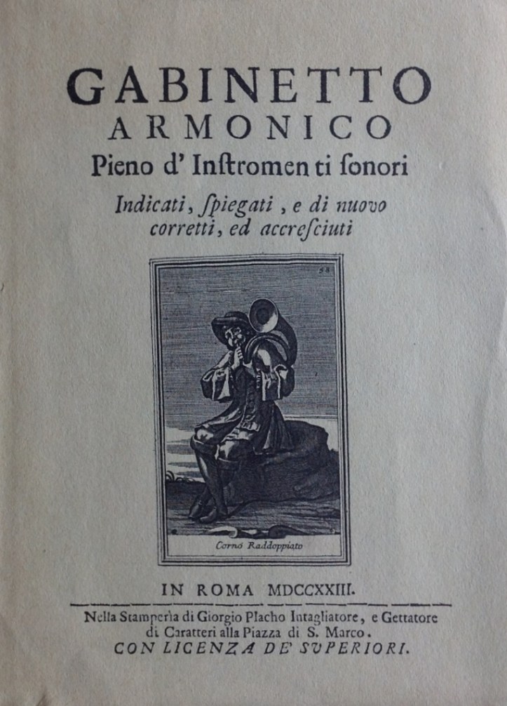 Bonanni, Filippo, Gabinetto armonico pieno d'instromenti sonori, [Edición facsímil de la de Roma, 1723 (Imprenta de Giorgio Piacho) conservada en la biblioteca de del Monasterio Benedictino de Silos (Burgos)] , Old Book Factory, [Vitoria], 2004