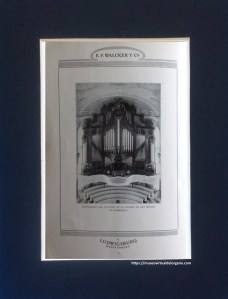 Órgano E. F. Walcker, iglesia San Miguel, Hamburgo. Alemania [Opus 1700 Hamburg, Michaeliskirche], 1912. E. F. Walcker y Cie., de Ludwigsburg (Württemberg), Órganos de iglesias, conciertos y salones, Agustín Guarro, Barcelona, 1922