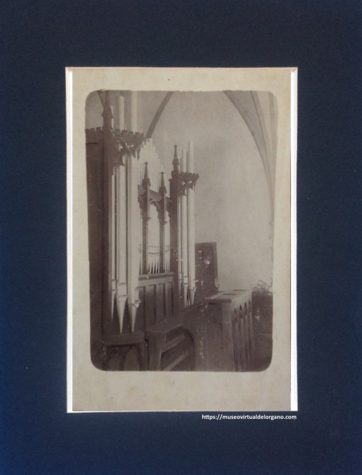 Fotografía Órgano E.F. Walcker, Iglesia de Jesús, Las Palmas de Gran Canaria. Las Palmas. [Opus 1858 Las Palmas de Gran Canaria, Jesuskirche], ca. 1920
