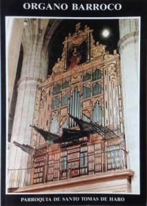 Gil Munilla, L.; Llauradó, A.; Fischer, K., Órgano barroco de la parroquia de Santo Tomás de Haro, Asociación pro-Música Fermín Gubindo, [S.l.], 1994