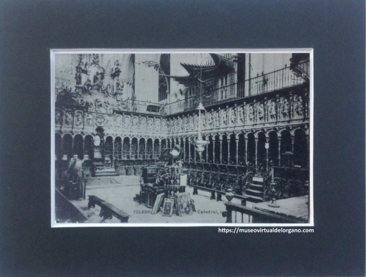 Órgano Verdalonga de la Catedral de Toledo, Fototipia de Hauser y Menet, Madrid, ca. 1910