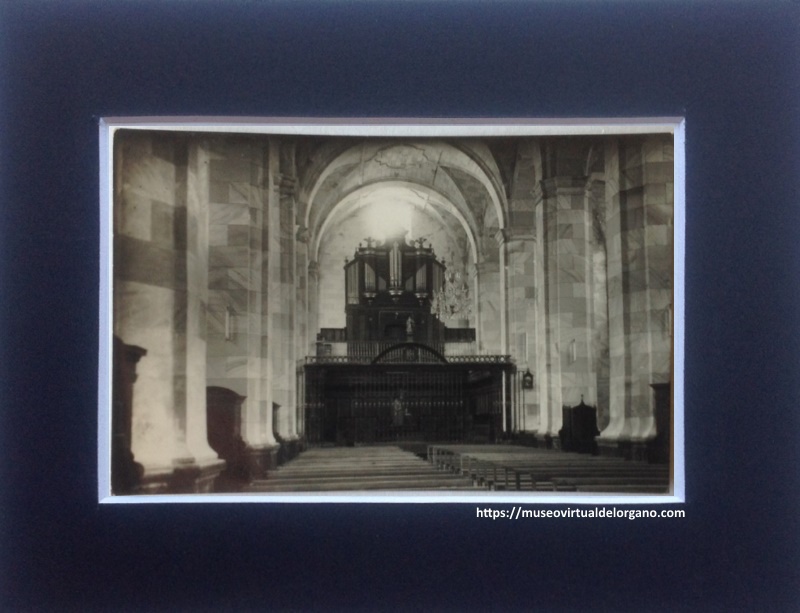 Órgano iglesia de Santa María la Mayor, Briviesca. Burgos. Ediciones Alarde, Oviedo, ca. 1950