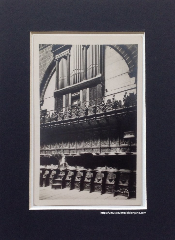 Órgano Leandro Garcimartín de Inés, Catedral de Ávila, Colecciones Loty, Palomeque, Madrid, ca. 1930