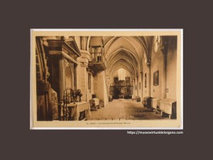 Trasera órgano del coro de las monjas Monasterio de Las Huelgas. Burgos. Foto L. Roisin, Barcelona, ca. 1930