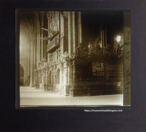 Órgano Catedral del Salvador (La Seo) de Zaragoza. Cristal positivo estéreo, ca. 1920